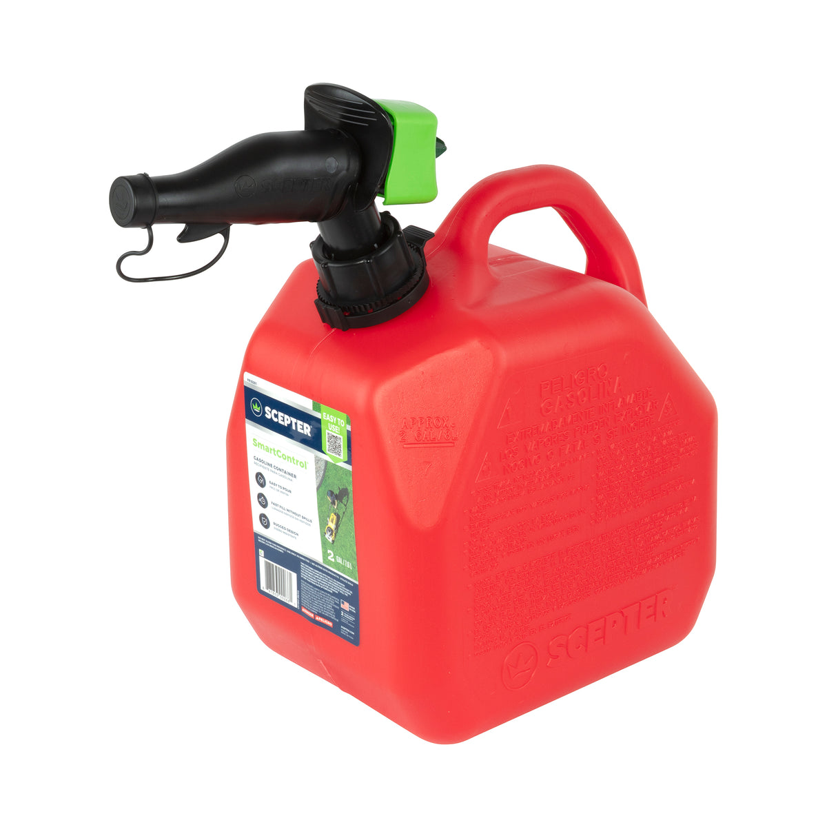 Scepter FR1G253 Smart Control Gas Can, 2 Gallon