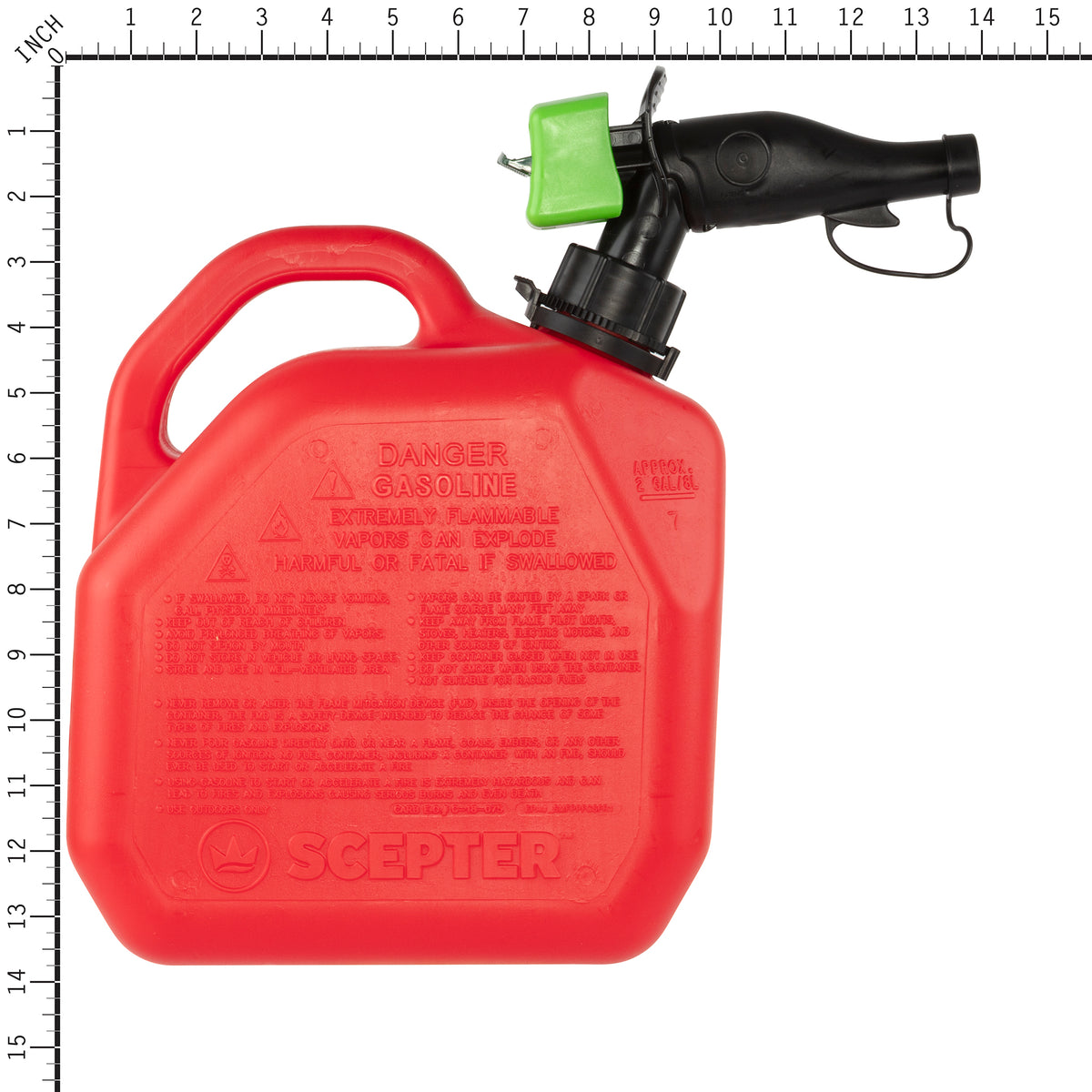 Scepter FR1G253 Smart Control Gas Can, 2 Gallon