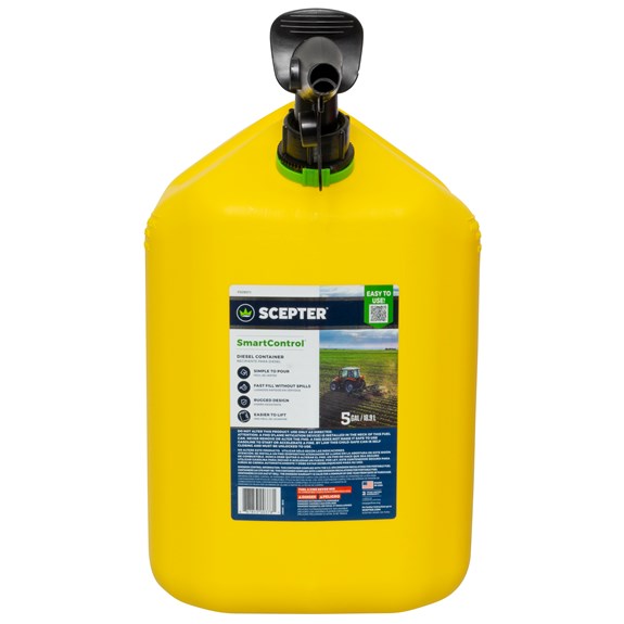 Scepter FSCD571 Smart Control Rear Handle Diesel Can, 5 Gallon