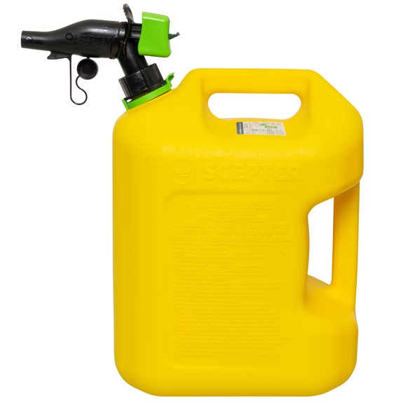 Scepter FSCD571 Smart Control Rear Handle Diesel Can, 5 Gallon