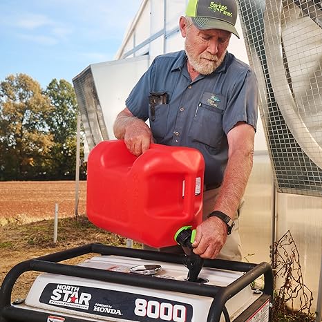 Scepter FSCG552 Smart Control Gas Can, 5 Gallon with Funnel