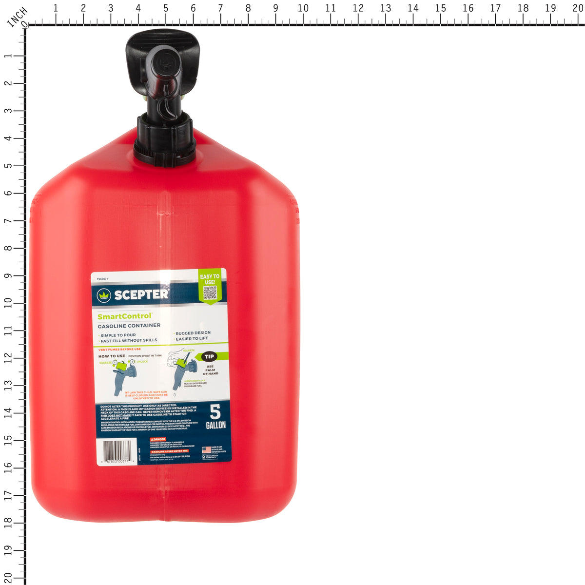 Scepter FSCG571 Smart Control Rear Handle, 5 Gallon
