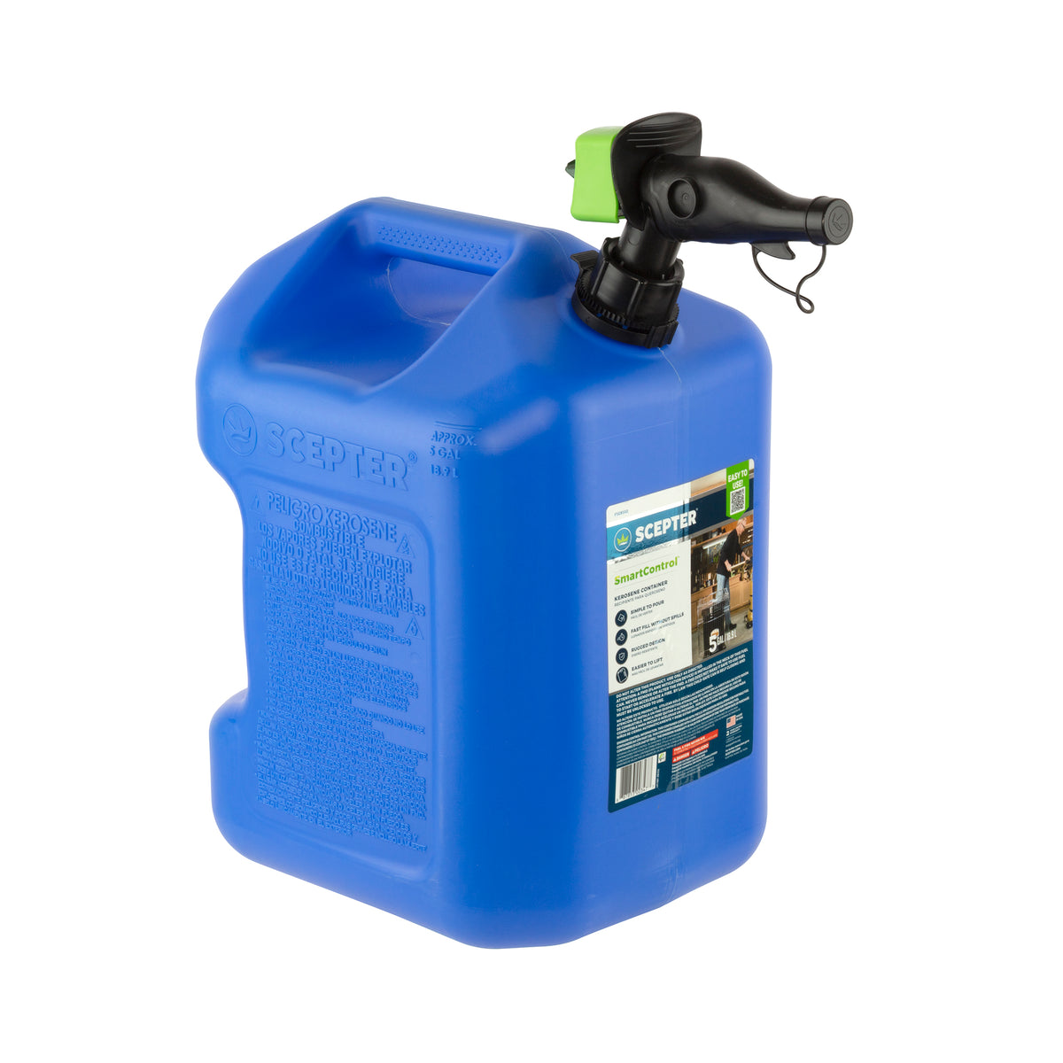 Scepter FSCK552 Smart Control Kerosene Can, 5 Gallon