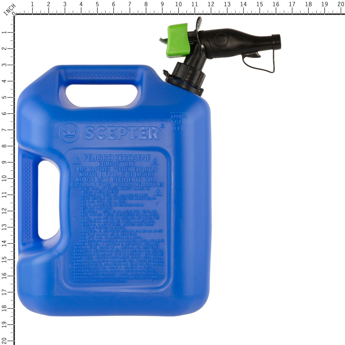 Scepter FSCK552 Smart Control Kerosene Can, 5 Gallon