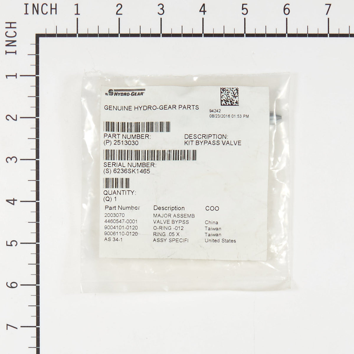 Hydro Gear 2513030 Bypass Valve Kit