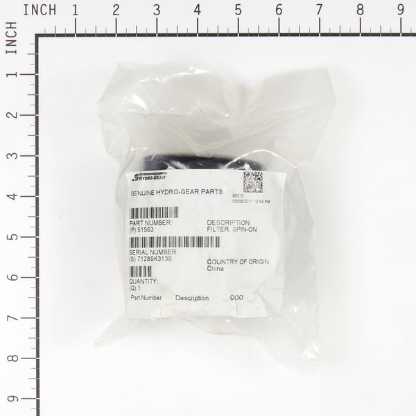 Hydro Gear 51563 Spin-On Oil Filter