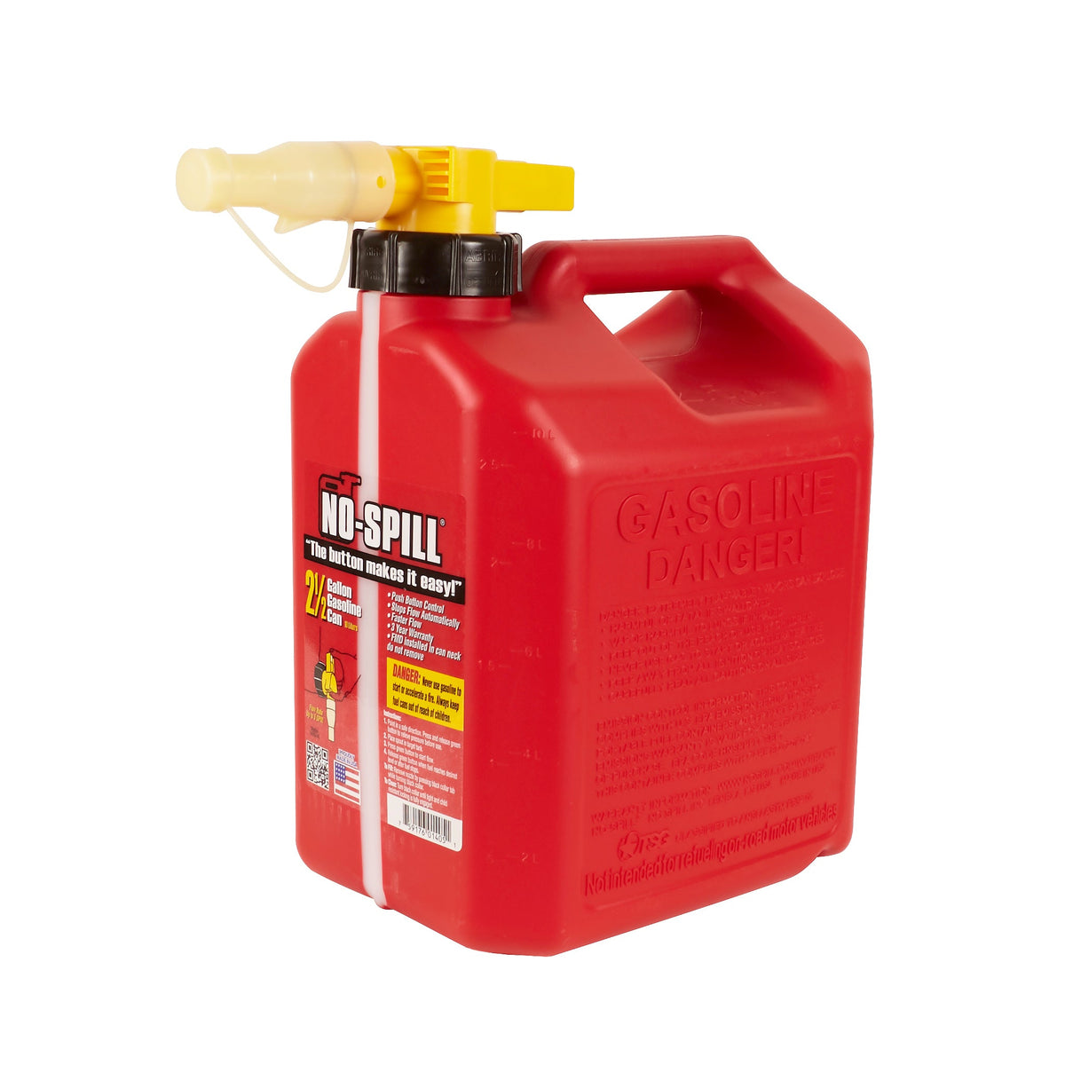 No Spill 1405 2.5 Gallon Gasoline Gas Can
