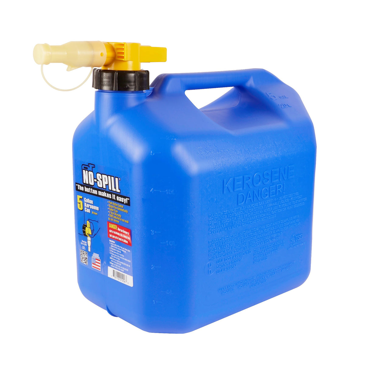No Spill 1456 5 Gallon Kerosene Fuel Can
