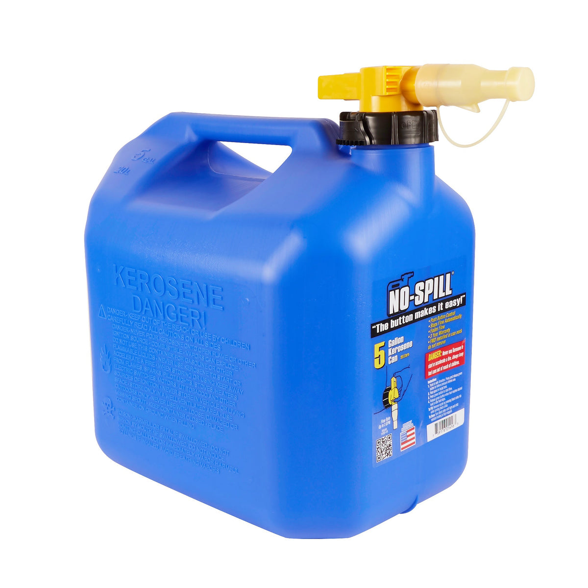 No Spill 1456 5 Gallon Kerosene Fuel Can