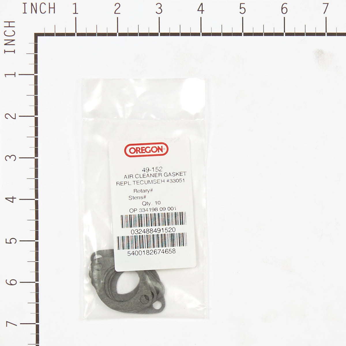 Oregon 49-152 Air Cleaner Gasket Compatible w/Tecumseh