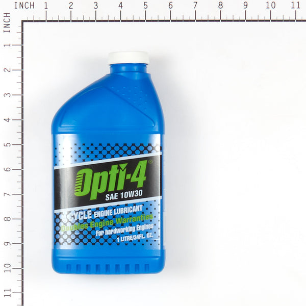 Opti 43121 10W30 4-Cycle Oil, 34 oz Bottle