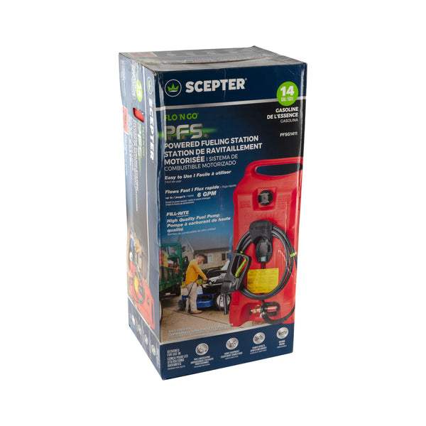 Scepter PFSG1421 14 Gallon Flo 'N Go Powered Gasoline Fueling Station