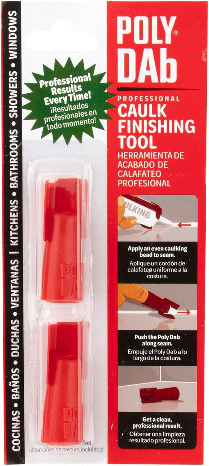 Poly Dab PD2 Poly Dab Caulking Tool, 2 Pack