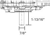 Briggs & Stratton 104M02-0181-F1 Exi Series 7.25 GT 163cc Vertical Shaft Engine