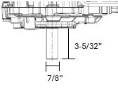 Briggs & Stratton 104M02-0183-F1 Exi Series 7.25 GT 163cc Vertical Shaft Engine