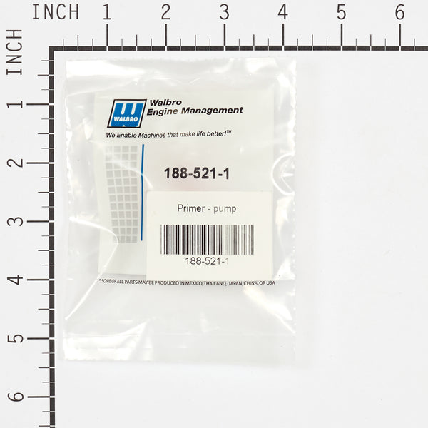 Walbro 188-521-1 Pump Primer