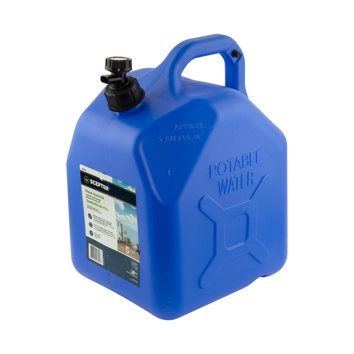 Scepter WCG501ECOM 5 Gallon Flow Control Water Can