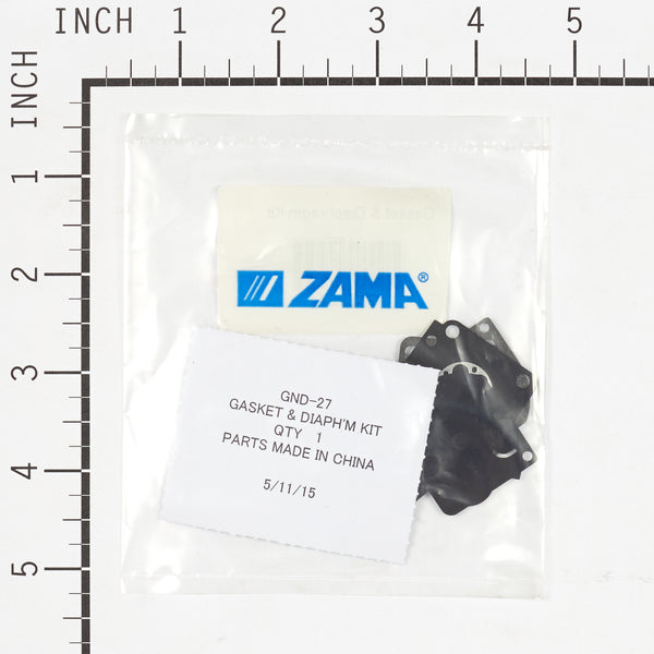 Zama GND-27 Gasket & Diaphragm Kit