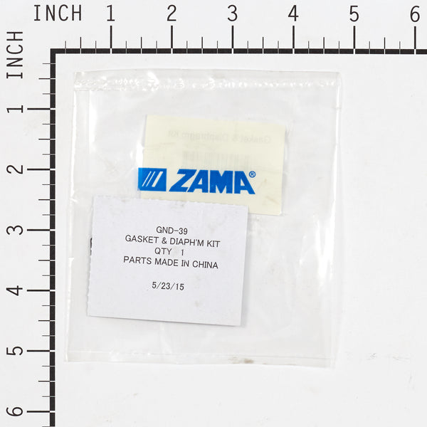 Zama GND-39 Gasket & Diaphragm Kit