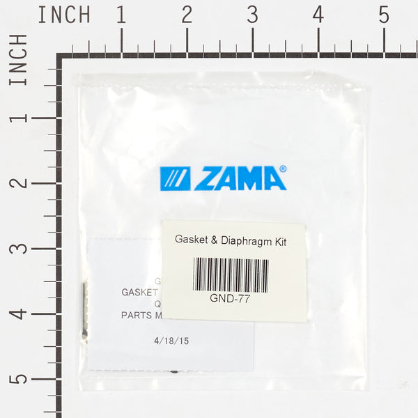 Zama GND-77 Gasket & Diaphragm Kit