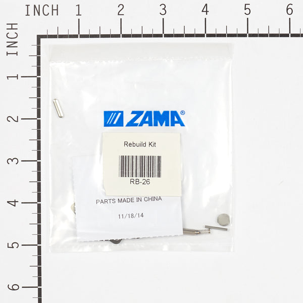 Zama RB-26 Carburetor Overhaul Kit