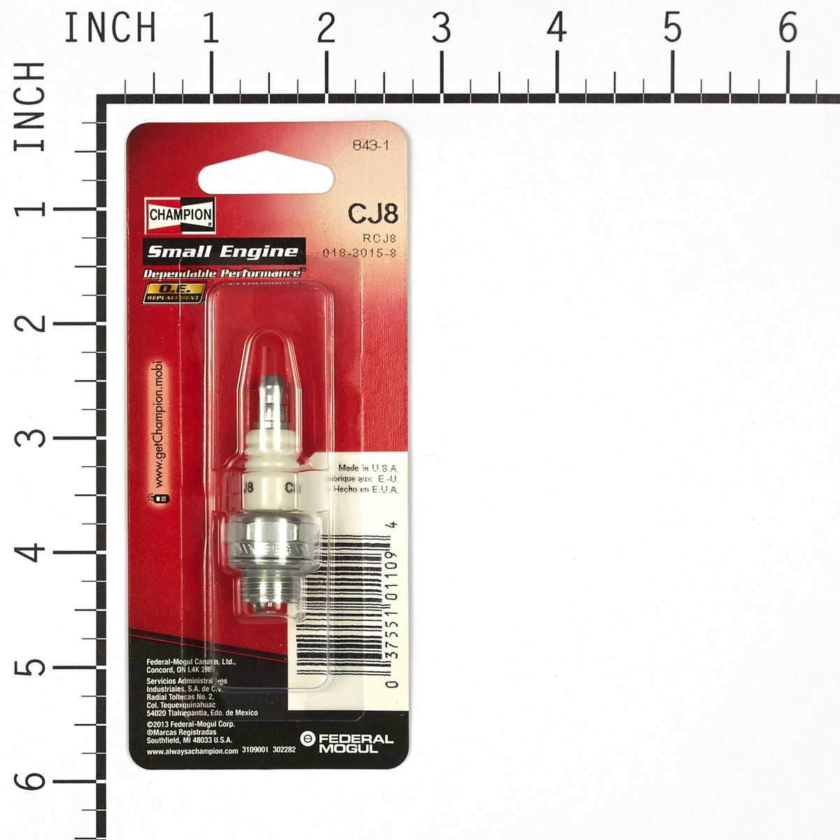 Champion 843-1 CJ8 Small Engine Spark Plug