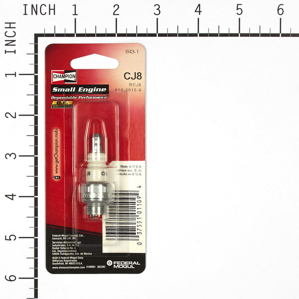 Champion 843-1 CJ8 SM ENG PLUG CARDED