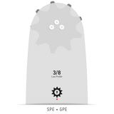 Oregon 140SPET041 14" Pro-Lite Guide Bar, 91 Series