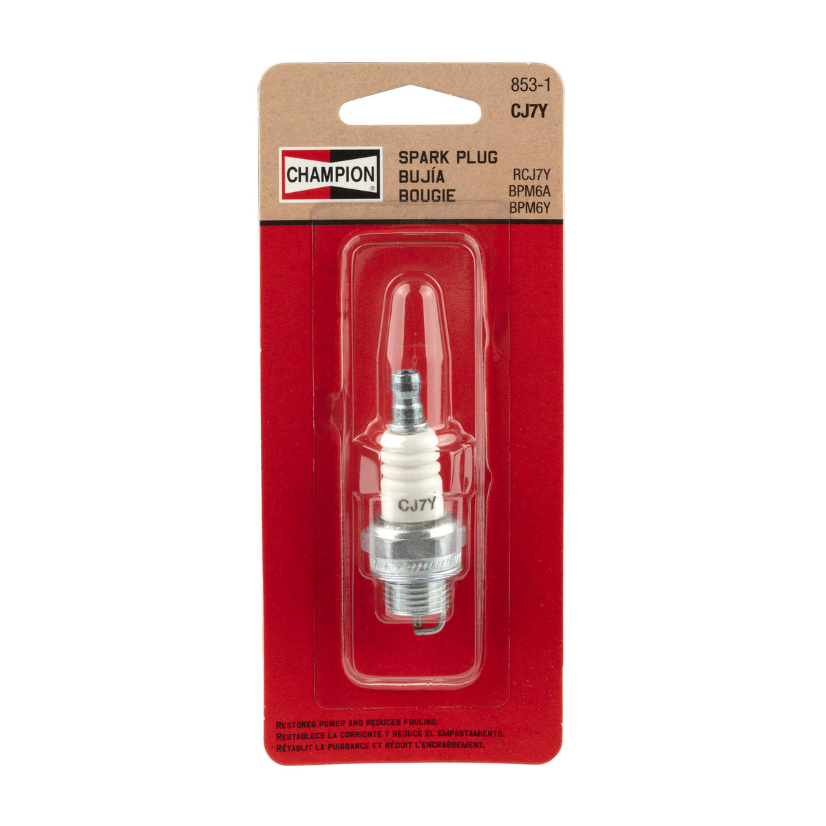 Champion 853-1 CJ7Y SM ENG Plug CARDED