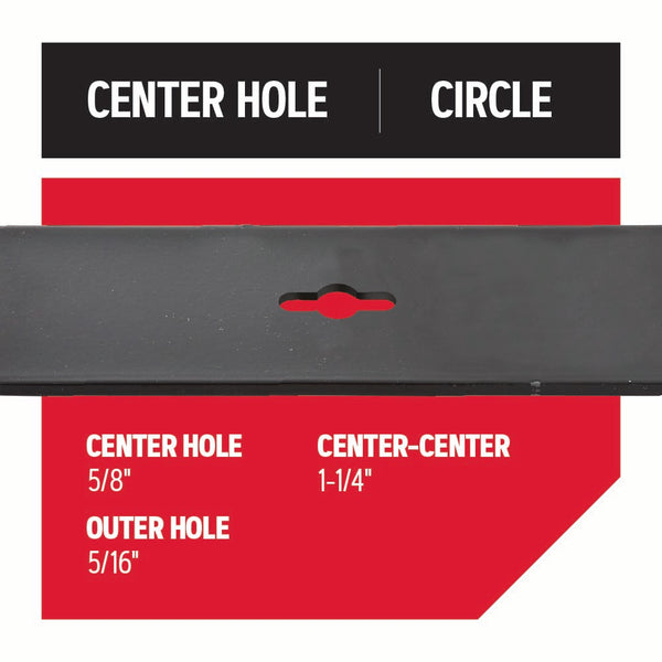 Oregon 94-650 Mower Blades, 15" Set of 2 Compatible with Toro and Exmark