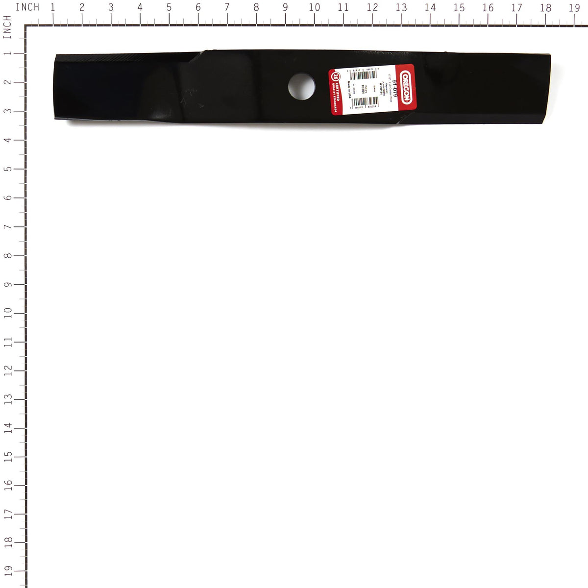 Oregon 91-079 Mower Blade, 17-1/16" Compatible w/ John Deere M136185