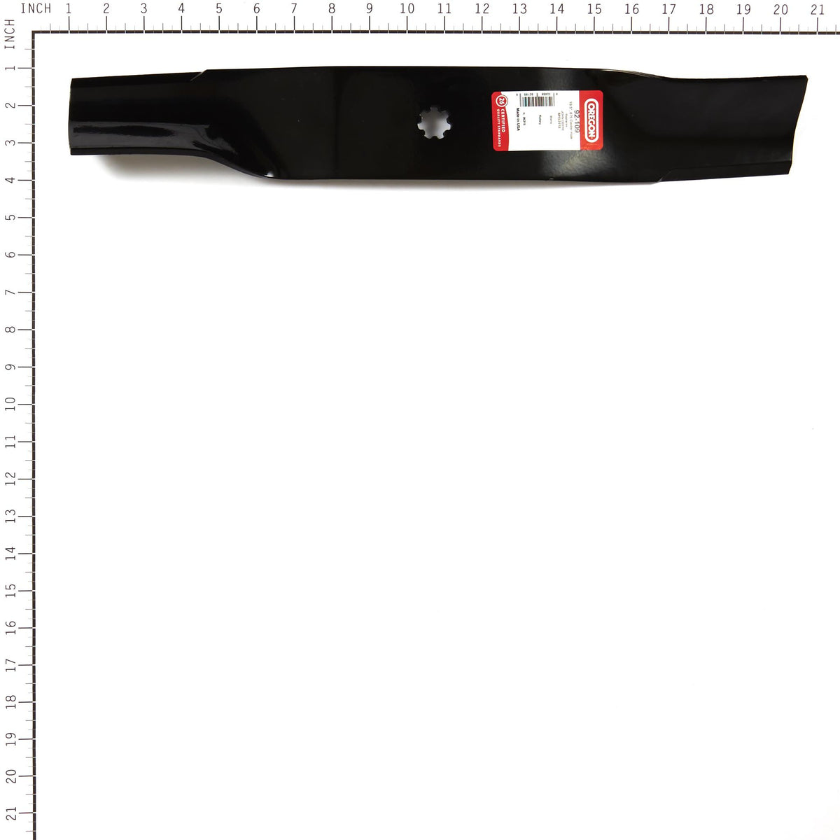 Oregon 92-109 Mower Blade, 19-7/16" Compatible w/ John Deere M154159