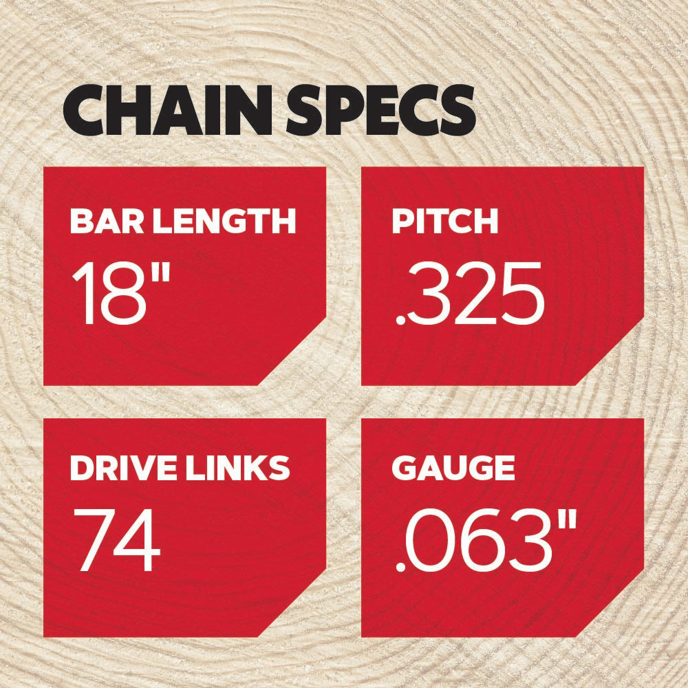 Oregon 22LGX074G PowerCut Saw Chain, .325"
