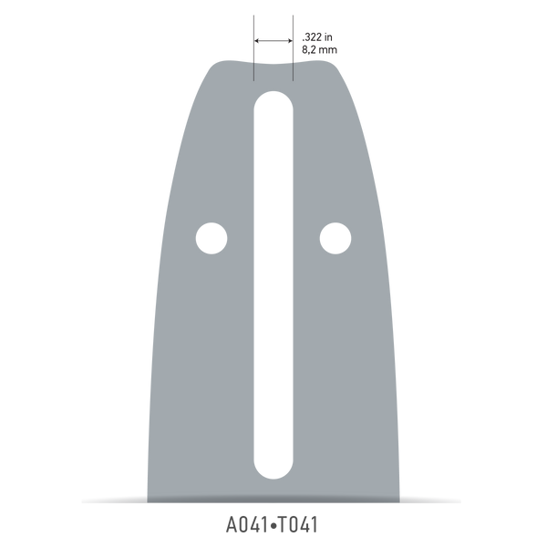Oregon 160SDET041 16" Single Rivet Guide Bar