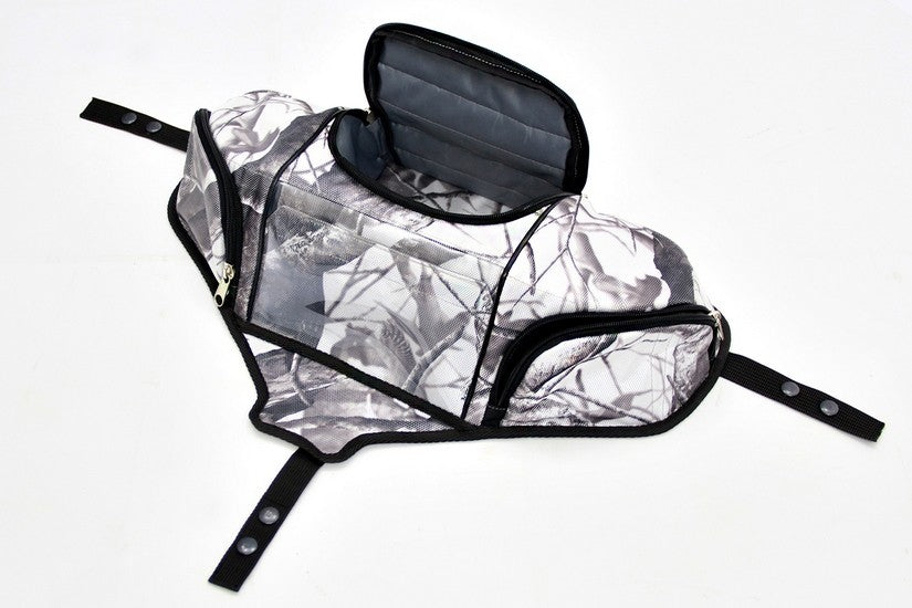 Snowdog 4976-9900-0200 WHITE CAMO HANDLEBAR BAG