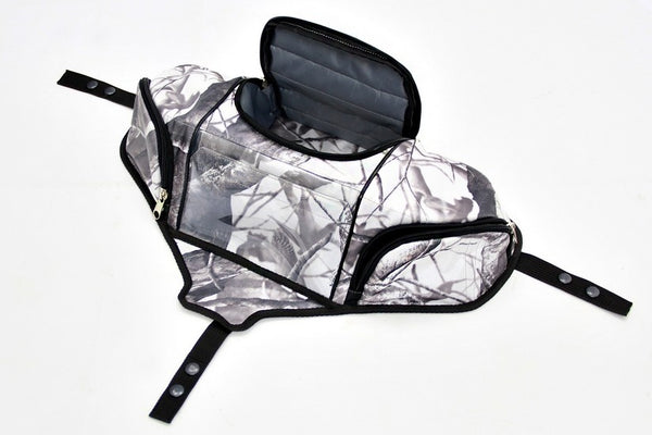 Snowdog 4976-9900-0200 WHITE CAMO HANDLEBAR BAG