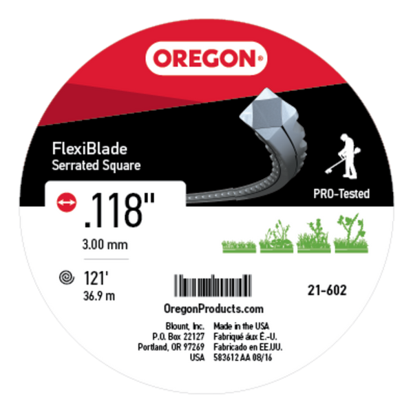 Oregon 21-602 Flexiblade, Serrated .118 X 121'