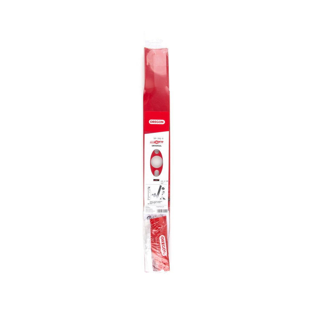 Oregon 69-260-0 Straight Mower Blade, 20" One For All Series