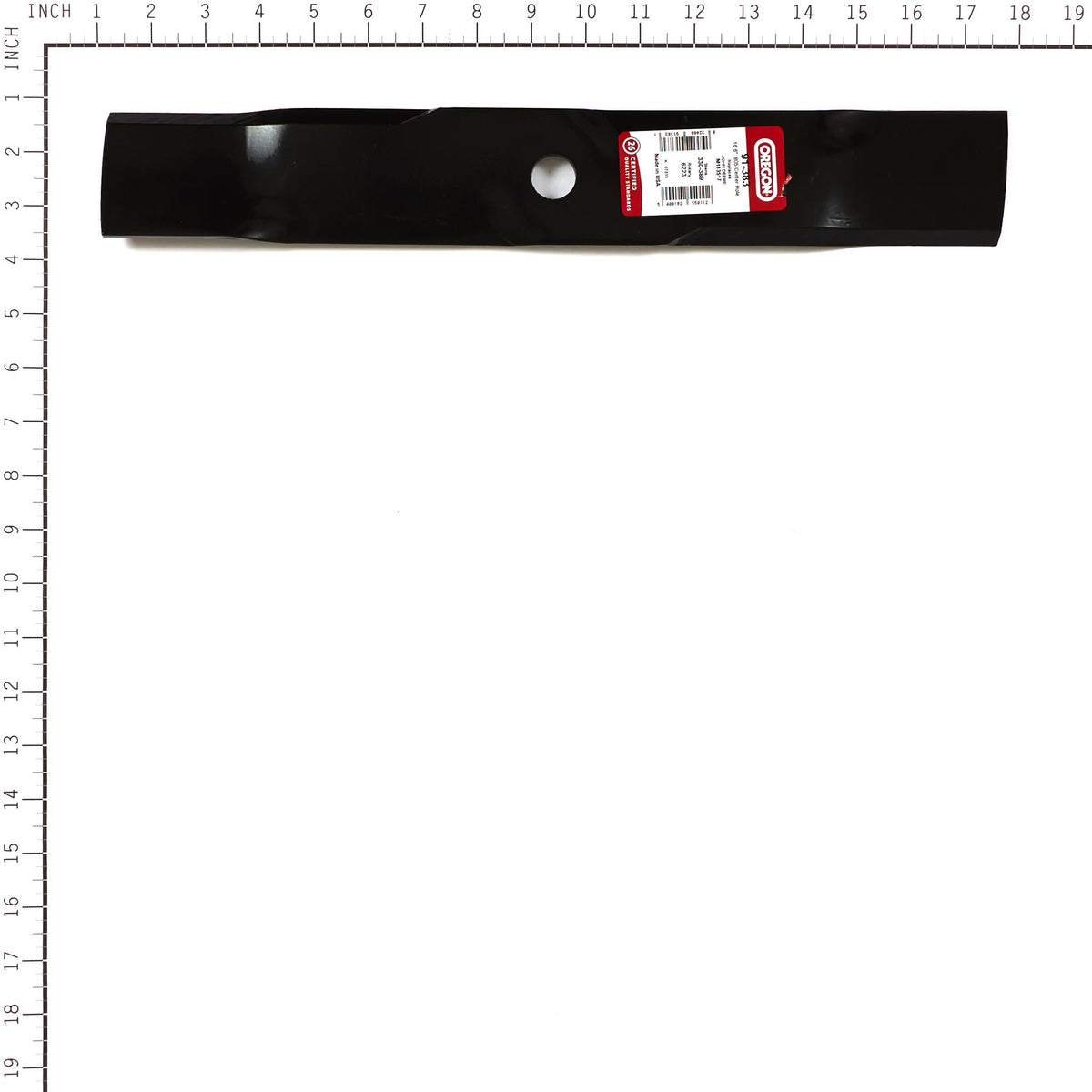 Oregon 91-383 Mower Blade, 16-5/8" Compatible w/ John Deere