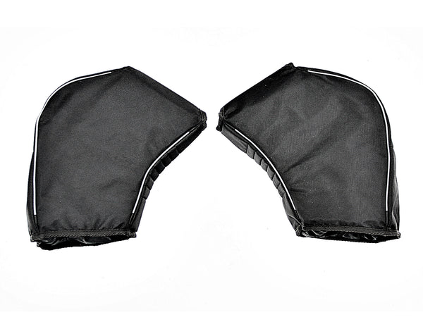 Snowdog 4967-0000-0007 Handlebar Warmer Mitts, Black