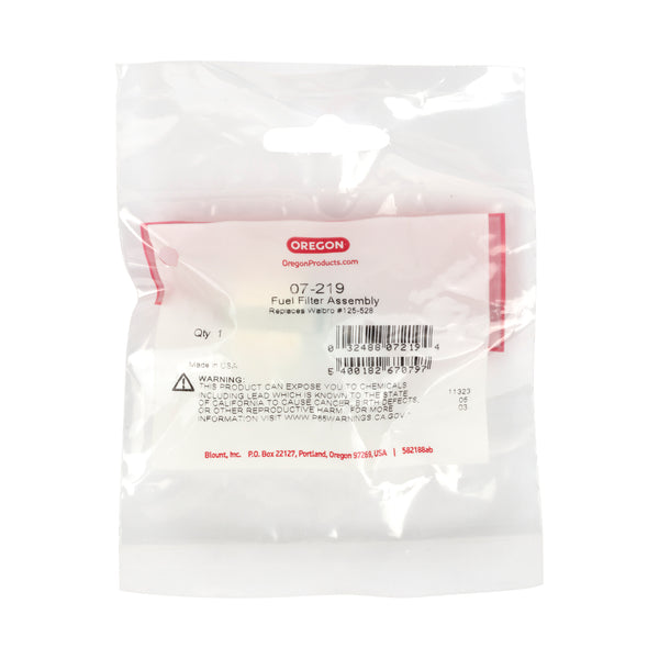 Oregon 07-219 Fuel Filter