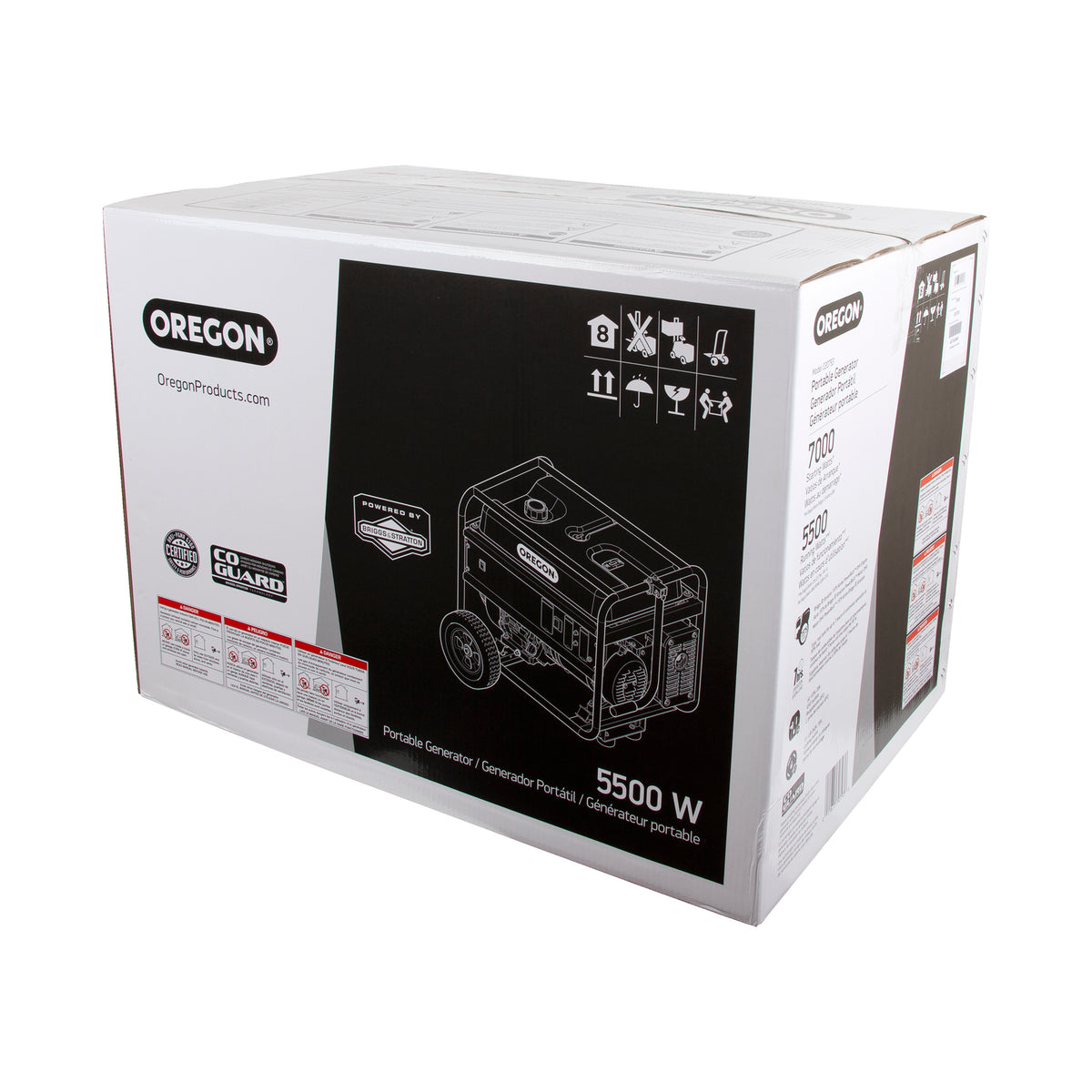 Oregon 030793 5500W Portable Generator