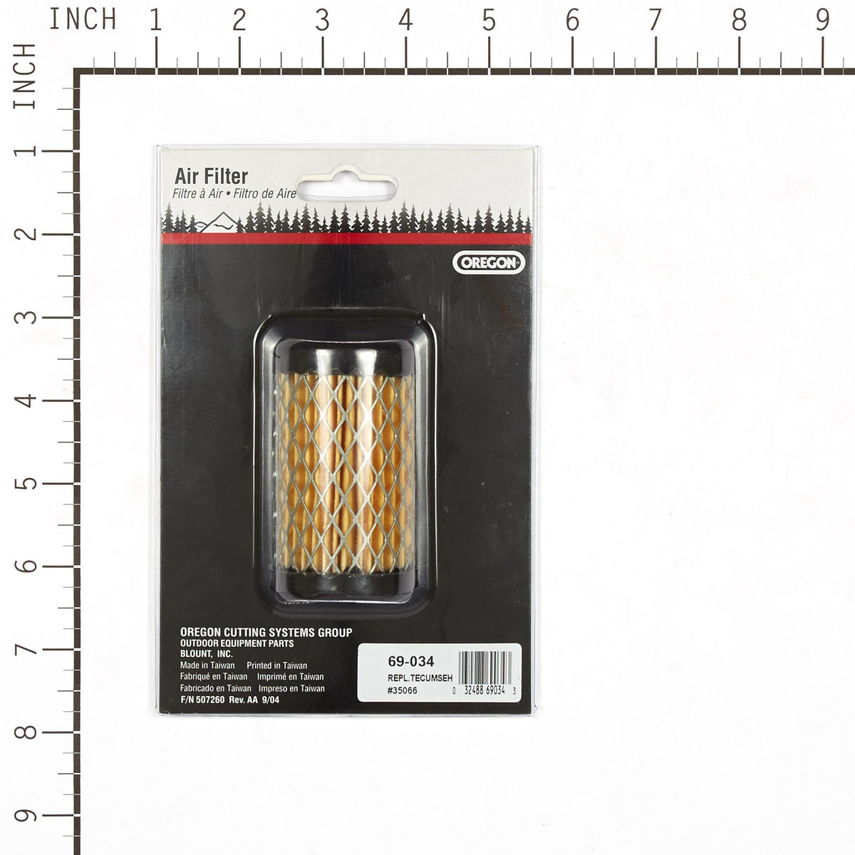 Oregon 69-034 Air Filter Compatible w/Tecumseh