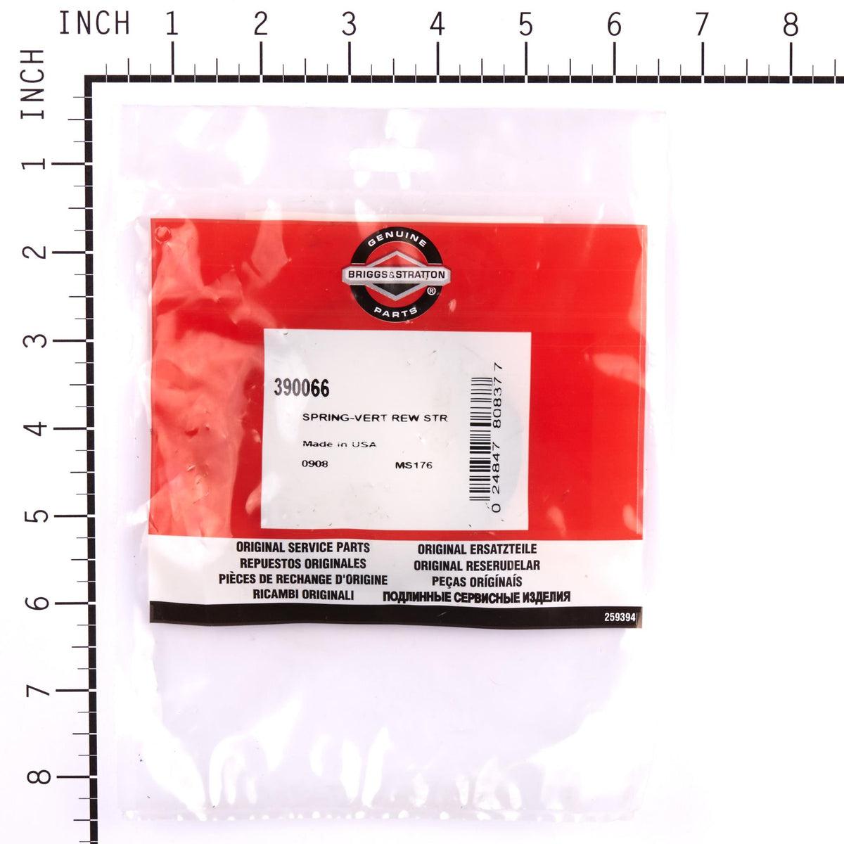 Briggs & Stratton 390066 Vertical Rewind Starter Spring