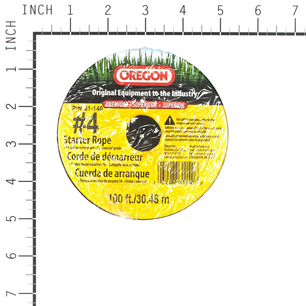 Oregon 31-140 STARTER ROPE NO. 4 100FT PREMI