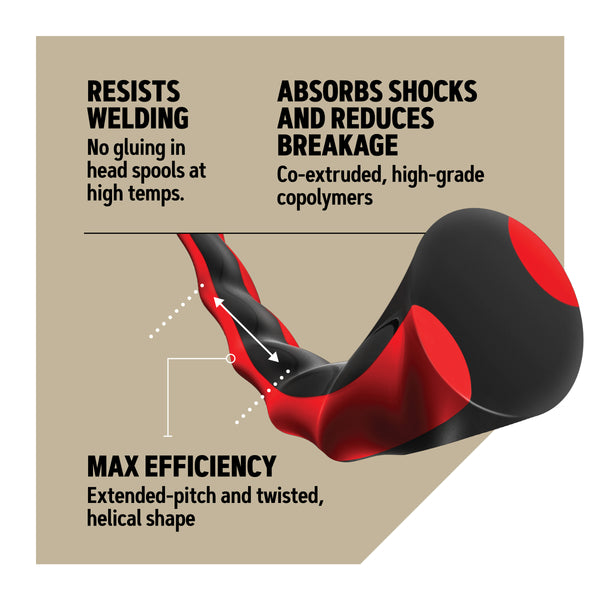 Oregon 24-195 Terramax .095 Oval Twist 3lb Spool