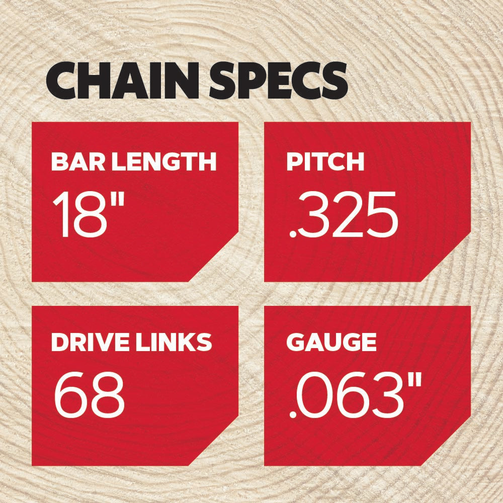 Oregon 22LGX068G PowerCut Saw Chain, .325"