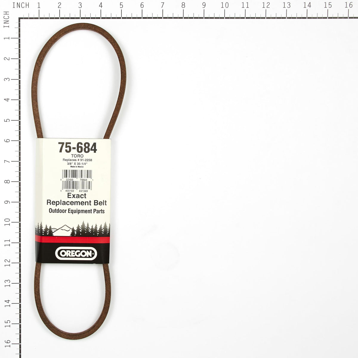 Oregon 75-684 Drive Belt, Compatible w/ Toro 91-2258