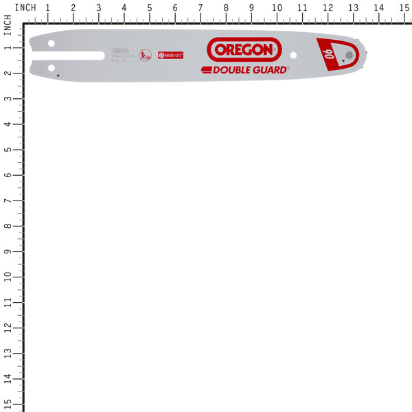 Oregon 124MLEA074 12" Single Rivet Guide Bar, 90 Series