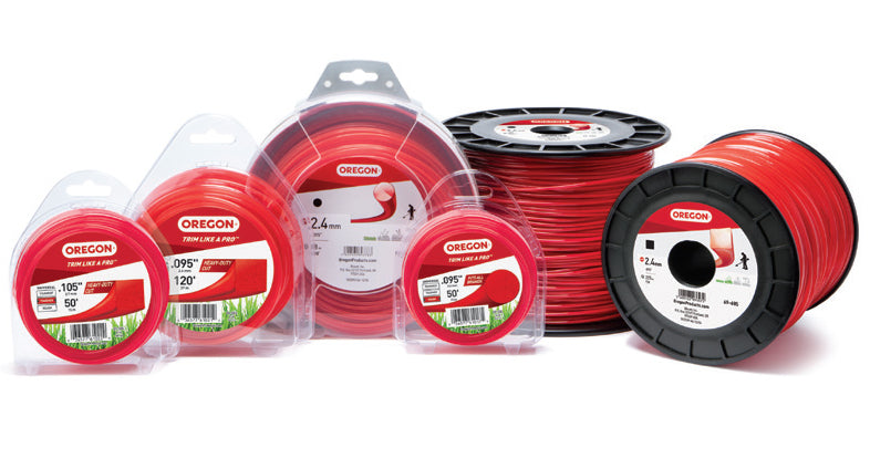 Oregon 69-602 TRIMMER LINE,RED,RD,.105,3lb S